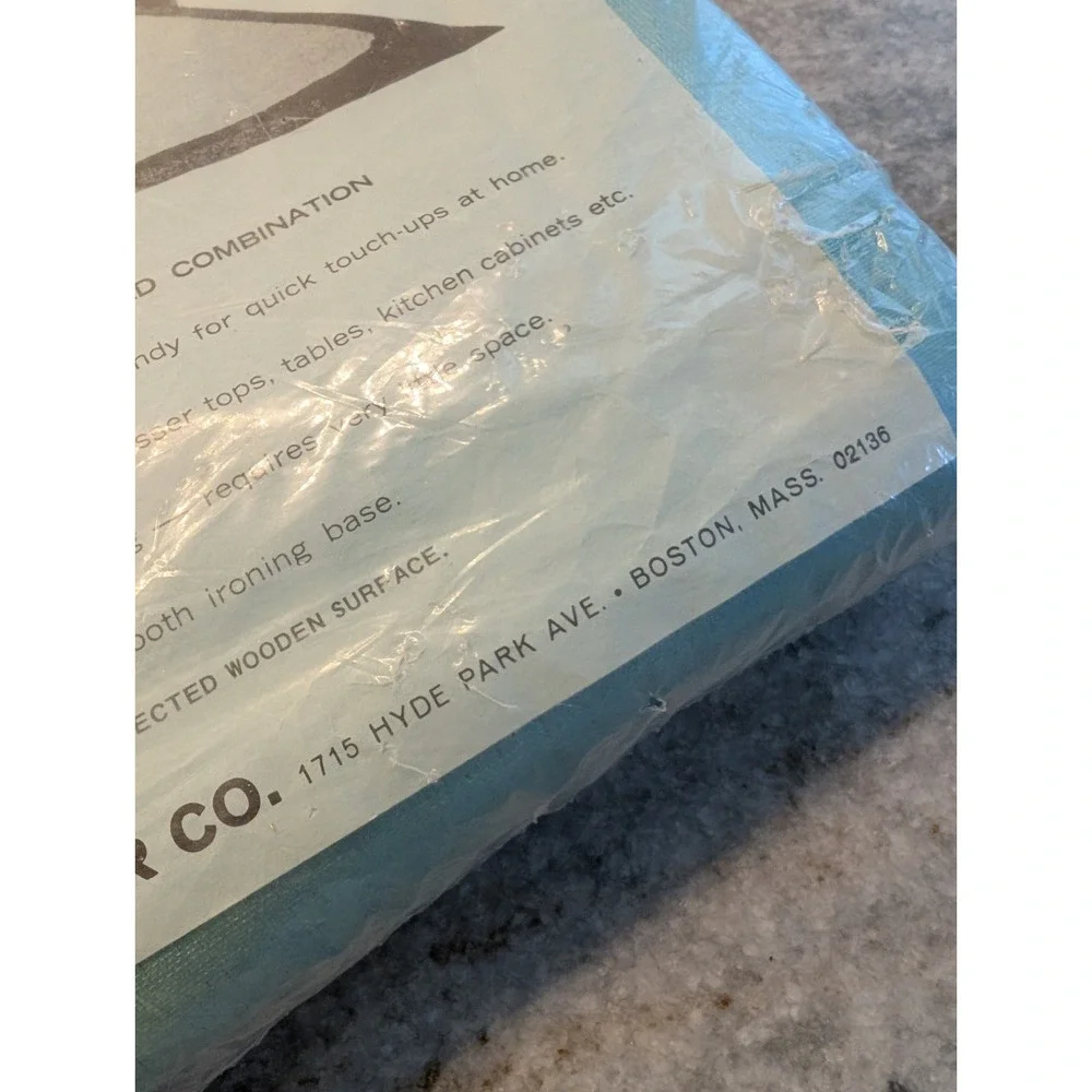 Vintage Traveler's Teflon‎ Ironing Cover-Pad Mint Metallic Gustin Kramer Co